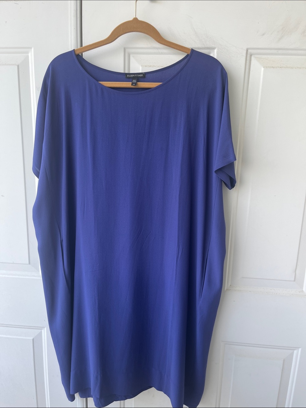 Eileen Fisher Royal Blue Midi Dress